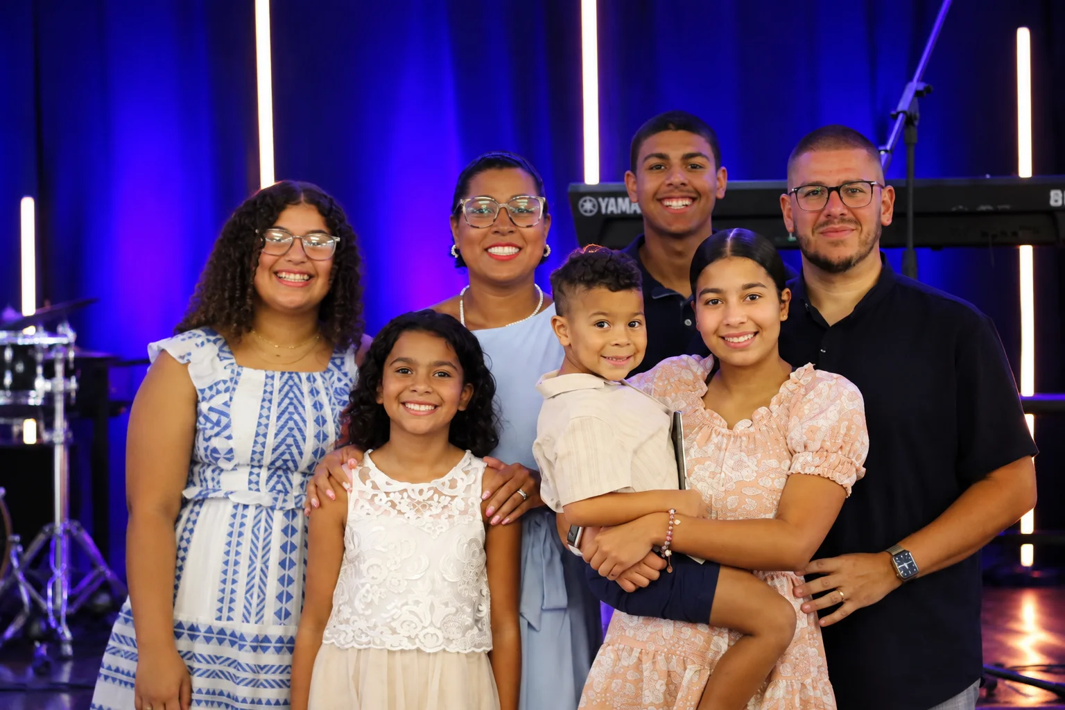 The Rambler family at Triumphant Church